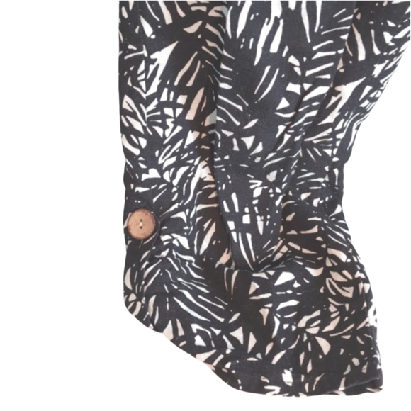 Jules & Leopold Studio Casual Linen-Rayon Capris Size M NWOT Elastic Waist - Picture 3 of 10